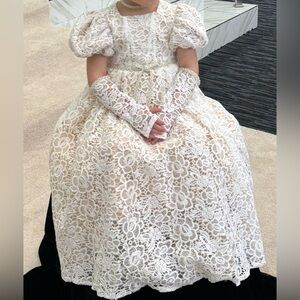 Elegant White Lace Dress